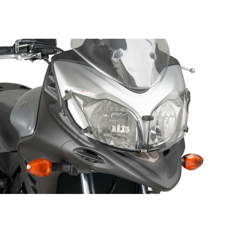 PROTEZIONE FARO ANTERIORE PUIG SUZUKI V-STROM 650 XT 2015-2016, TRASPARENTE