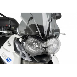 PROTEZIONE FARO ANTERIORE PUIG TRIUMPH TIGER EXPLORER 1200 XC 2016-2017, TRASPARENTE