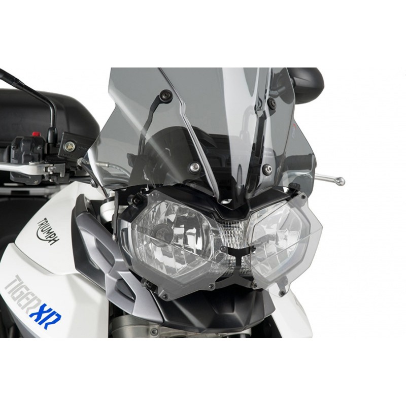 PROTEZIONE FARO ANTERIORE PUIG TRIUMPH TIGER 800 XR 2015-2017, TRASPARENTE