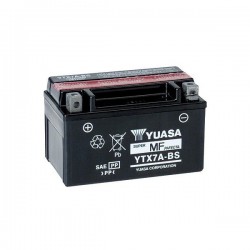 BATERIA YUASA YTX7A-BS SIN MANTENIMIENTO CON ACIDO SUMINISTRADA BENELLI BN 125 2021-2024