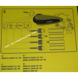 GUARDABARROS ACERBIS DUAL ROAD BMW F 750 GS 2021-2023