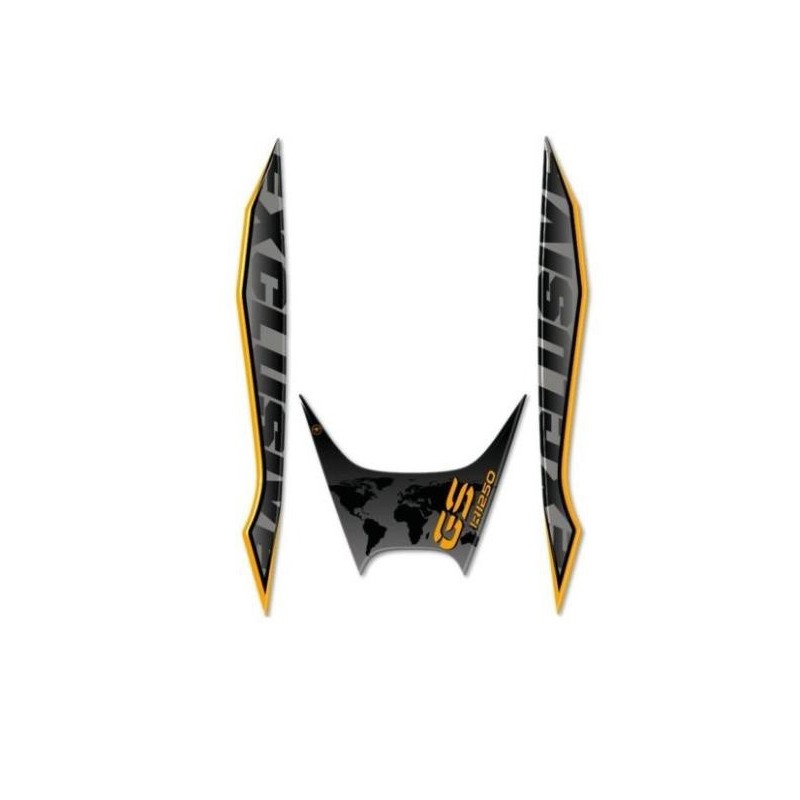 PEGATINAS 3D EXCLUSIVA PROTECCIÓN DELANTERA BMW R 1250 GS 2021-2024