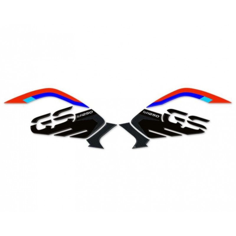 PEGATINAS 3D PROTECTORES LATERALES BMW R 1250 GS 2021-2024