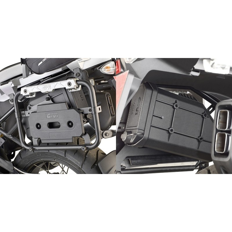 KIT DE FIJACIÓN GIVI PER MONTAGGIO TOOL BOX S250 SU PORTAMALETAS LATERAL PL5108CAM BMW R 1250 GS 2021-2024