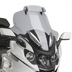 PUIG TOURING WINDSHIELD WITH DEFLECTOR BMW R 1250 RT 2021-2024, LIGHT SMOKE