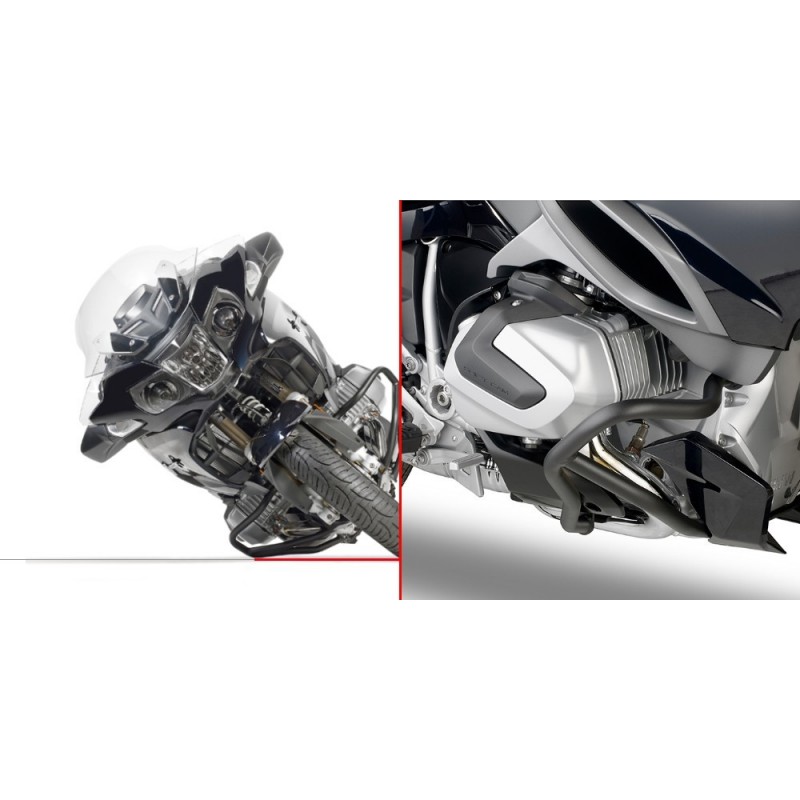 PROTECCIÓN TUBULAR GIVI PARTE INFERIOR BMW R 1250 RT 2021-2024, NEGRA