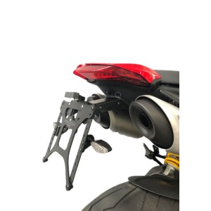 KENNZEICHENHAL DUCATI HYPERMOTARD 950 RVE 2021-2024, MIT EINSTELLBARER NEIGUNG