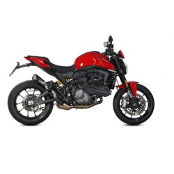 EXHAUST MIVV X-M5 FOR DUCATI MONSTER 937 2021-2024, APPROVED BLACK