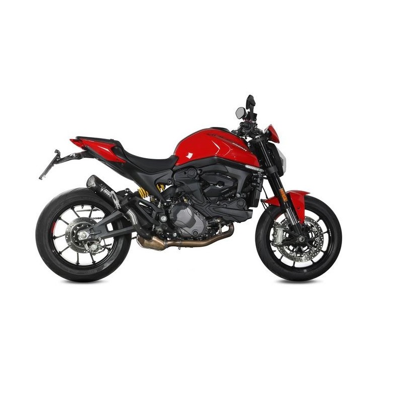 EXHAUST MIVV X-M5 DUCATI MONSTER 937 2021-2024, APPROVED BLACK