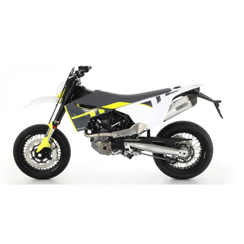 ARROW RACE-TECH EXHAUST HUSQVARNA 701 ENDURO 2021-2024, ALUMINUM/CARBON, DEKAT