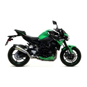 TERMINALE ARROW X-KONE KAWASAKI Z 900 2021-2024, ACCIAIO/CARBONIO, OMOLOGATO
