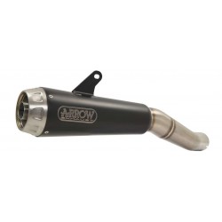 TERMINALE ARROW PRO-RACE KAWASAKI Z 900 2021-2024, ACCIAIO DARK, OMOLOGATO