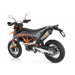 TERMINALE ARROW RACE-TECH KTM 690 SMC R 2021-2024, TITANIO/CARBONIO, CATALIZZATO