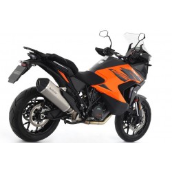 ARROW SONORA EXHAUST KTM 1290 SUPER ADVENTURE S 2021-2024, TITANIUM/CARBON, APPROVED 