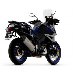 TERMINALE DI SCARICO ARROW SONORA SUZUKI V-STROM 1050 XT 2020-2022, TITANIO/CARBONIO, OMOLOGATO 