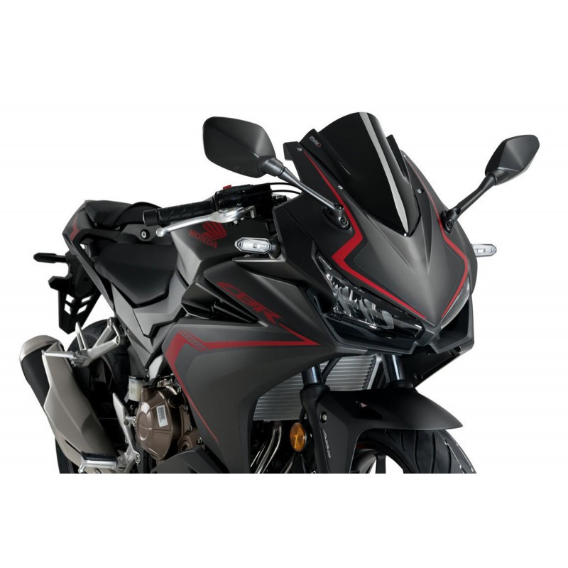 PUIG Z-RACING WINDSCHILD HONDA CBR 500 R 2021, SCHWARZ