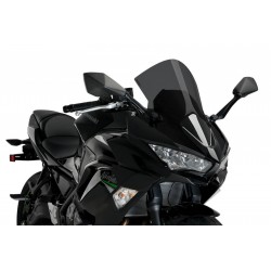 PUIG R-RACER SCREEN KAWASAKI NINJA 650 2021-2023, DARK SMOKE
