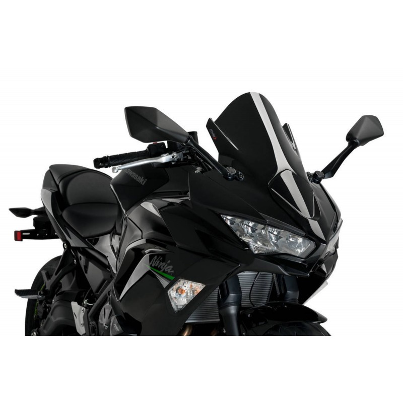 PUIG Z-RACING SCREEN KAWASAKI NINJA 650 2021-2023, BLACK