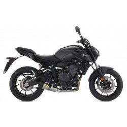 IMPIANTO DI SCARICO COMPLETO ARROW THUNDER YAMAHA MT-07 2021-2024, TITANIO/CARBONIO, CATALIZZATO