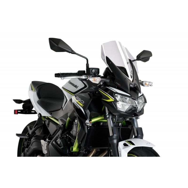 PARABRISAS PUIG TOURING NEW GENERATION KAWASAKI Z 650 2021-2023, TRANSPARENTE