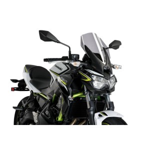 PARABRISAS PUIG TOURING NEW GENERATION KAWASAKI Z 650 2021-2023, AHUMADO CLARO