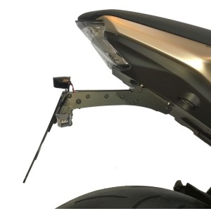 LICENSE PLATE SUPPORT KAWASAKI Z 650 2021-2023, WITH ADJUSTABLE INCLINATION