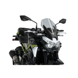 PUIG TOURING WINDSCHUTZSCHEIBE NEW GENERATION KAWASAKI Z 900 2021-2024, LEICHTER RAUCH
