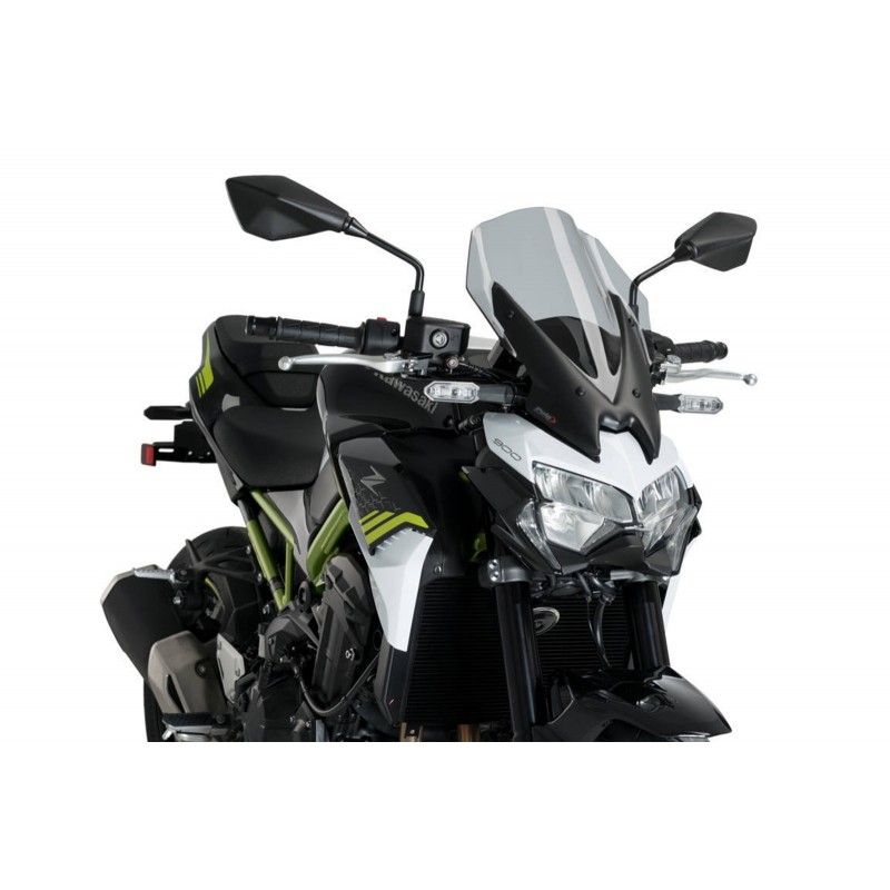 CUPOLINO PUIG TOURING NEW GENERATION KAWASAKI Z 900 2021-2024, FUME CHIARO