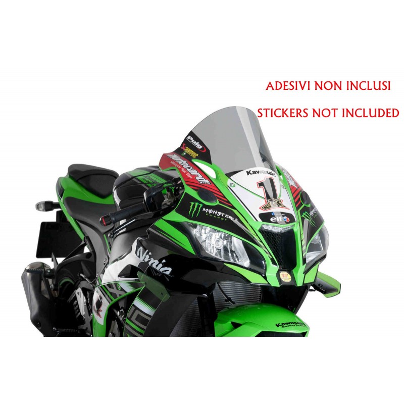 CUPULA PUIG R-RACER KAWASAKI ZX-10R 2021-2024, AHUMADO CLARO