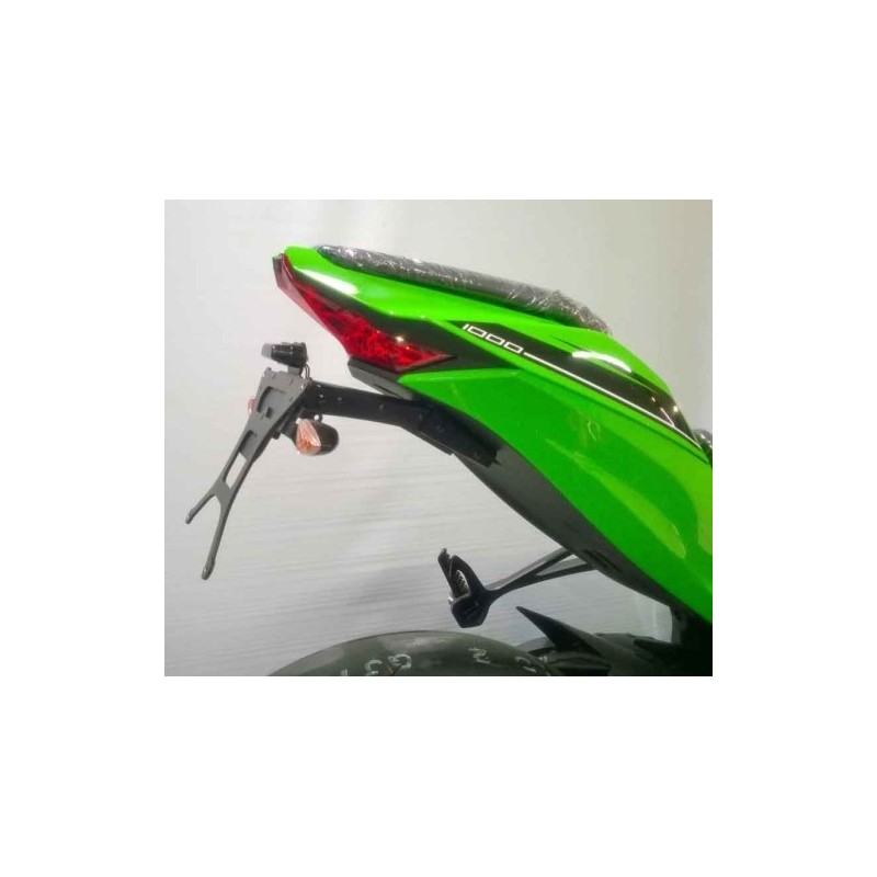 LICENSE PLATE SUPPORT KAWASAKI ZX-10R 2021-2024, WITH ADJUSTABLE INCLINATION