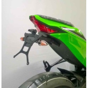 LICENSE PLATE SUPPORT KAWASAKI ZX-10R 2021-2024, WITH ADJUSTABLE INCLINATION