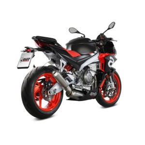 IMPIANTO DI SCARICO COMPLETO MIVV X-M1 APRILIA TUONO 660 2021-2024, TITANIO PASSAGGIO ALTO