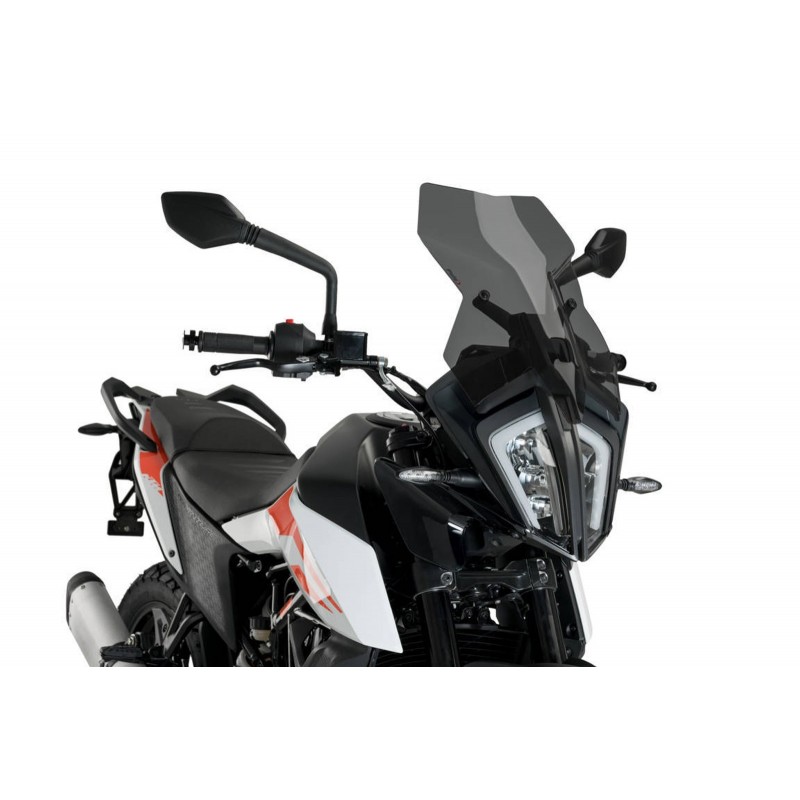 PARABRISAS PUIG TOURING KTM 390 ADVENTURE 2021, AHUMADO OSCURO