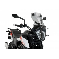 CUPOLINO PUIG TOURING CON DEFLETTORE KTM 390 ADVENTURE 2021, FUME CHIARO