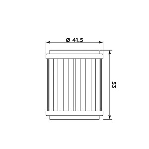 FILTRO OLIO MEIWA 651 KTM 690 SMC R 2019-2020