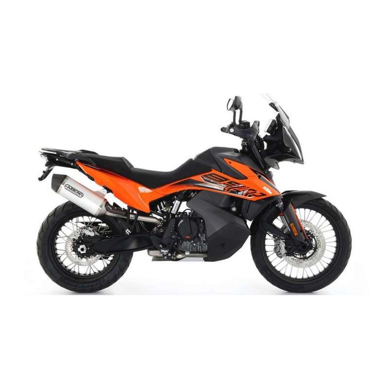 TERMINALE ARROW RACE-TECH KTM 890 ADVENTURE R 2021-2022, ALLUMINIO/CARBONIO, OMOLOGATO