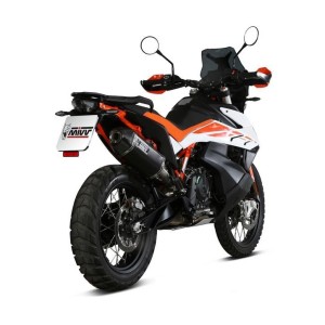 TERMINALE MIVV SPEED EDGE KTM 890 ADVENTURE R 2021-2022, OMOLOGATO BLACK/CARBONIO