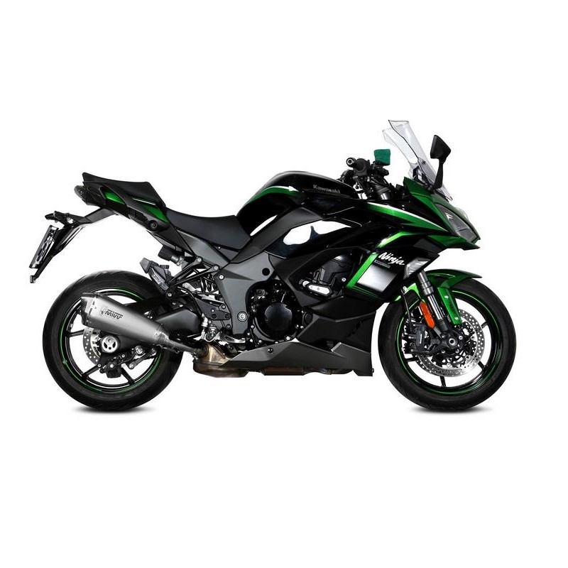 TERMINALE MIVV DELTA RACE KAWASAKI NINJA 1000 SX 2021-2024, OMOLOGATO ACCIAIO/CARBONIO