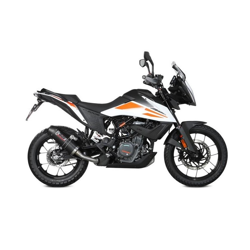 TERMINALE MIVV OVALE KTM 390 ADVENTURE 2020, OMOLOGATO CARBONIO