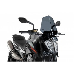 PUIG SPORT WINDSCHUTZSCHEIBE NEW GENERATION KTM 890 DUKE 2021-2023, DUNKLE RAUCH
