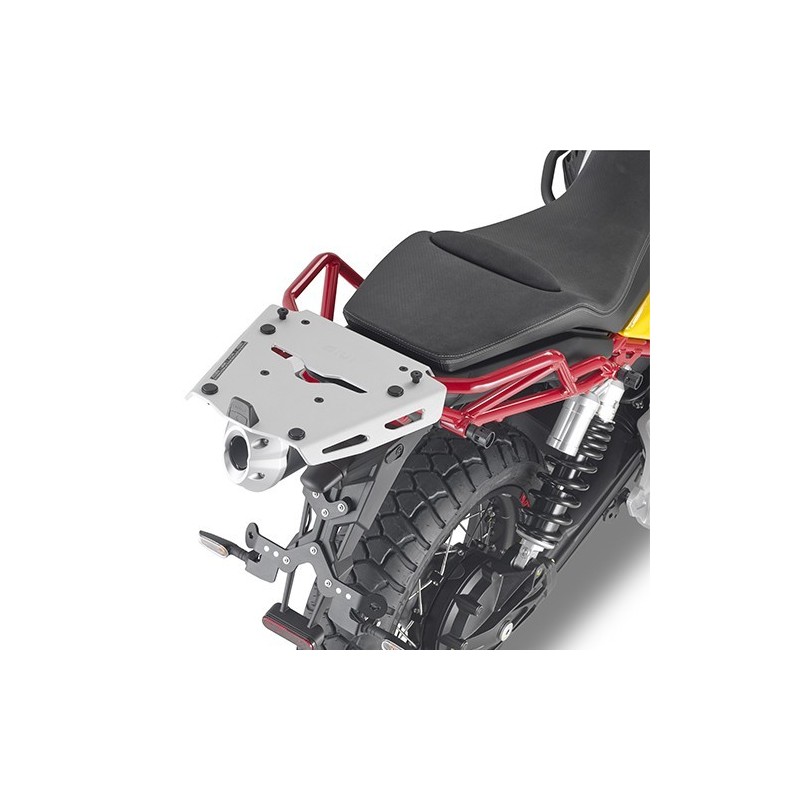 REAR ATTACHMENT GIVI IN ALUMINUM FOR FIXING THE MONOKEY CASE MOTO GUZZI V85 TT 2021-2024