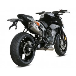 TERMINALE MIVV DELTA RACE KTM 890 DUKE R 2021-2023, OMOLOGATO ACCIAIO/CARBONIO