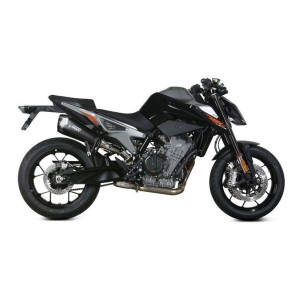 TERMINALE MIVV DELTA RACE KTM 890 DUKE R 2021-2023, OMOLOGATO BLACK/CARBONIO