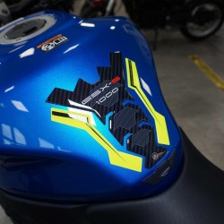 PROTECCIÓN DEL TANQUE DE ADHESIVOS 3D SUZUKI GSX-S 1000 2021-2024 AMARILLO FLUO