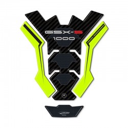 ADESIVO 3D PROTEZIONE SERBATOIO SUZUKI GSX-S 1000 2021-2024 GIALLO FLUO