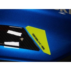 COPPIA ADESIVI 3D PROTEZIONE LATERALE SERBATOIO SUZUKI GSX-S 1000 2021-2024 GIALLO FLUO