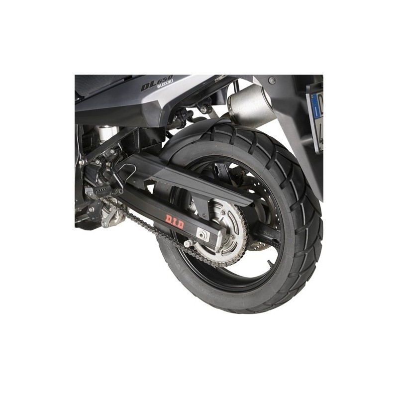 GUARDABARROS TRASERO GIVI CON PROTECTOR DE CADENA ABS SUZUKI V-STROM 650 2021-2024