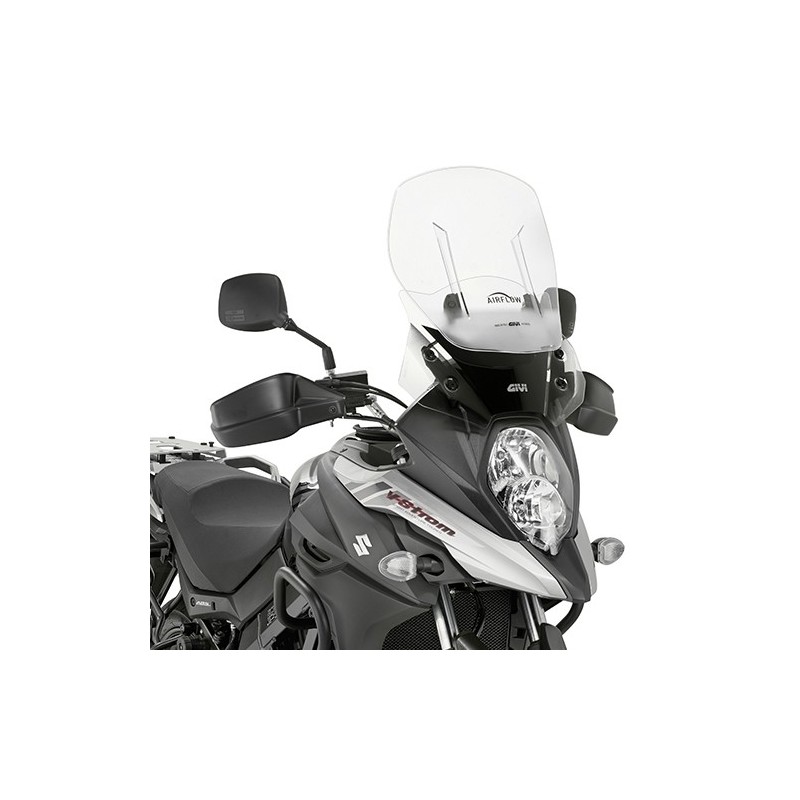 PARABRISAS CORREDIZO GIVI SUZUKI V-STROM 650 2021-2024, TRANSPARENTE