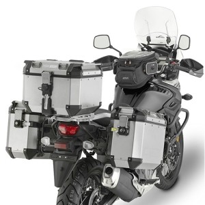 PORTAVALIGIE GIVI PER VALIGIE LATERALI MONOKEY CAM-SIDE TREKKER OUTBACK SUZUKI V-STROM 650 2021-2024