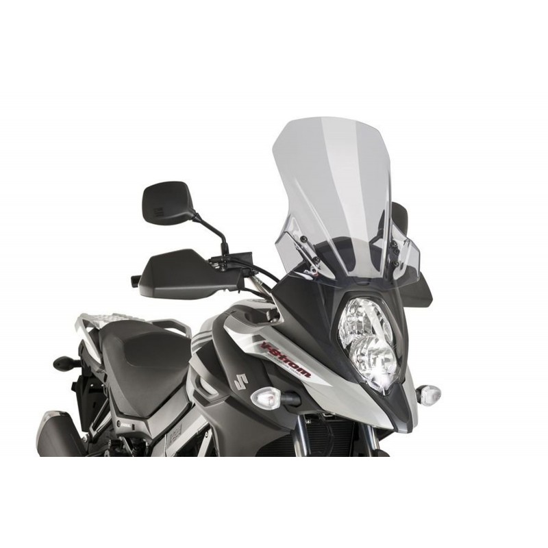 PUIG TOURING WINDSHIELD SUZUKI V-STROM 650 XT 2021-2024, LIGHT SMOKE